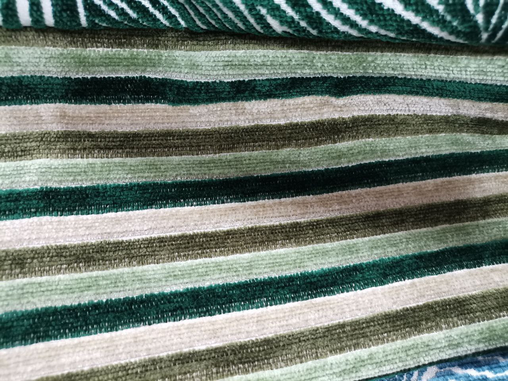 Шенилл Daphnia stripe avocado (Дафния страйп авокадо) 03