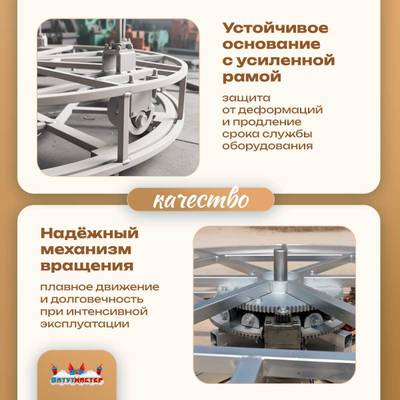 Электрическая свадебная карусель «Свадебный бал» с LED-подсветкой, 6 мест