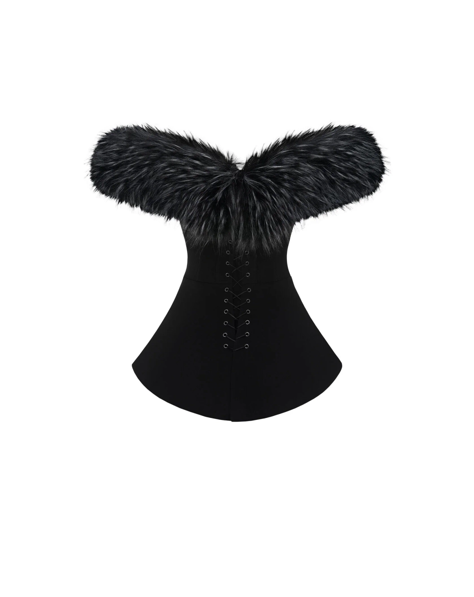 Корсет с мехом