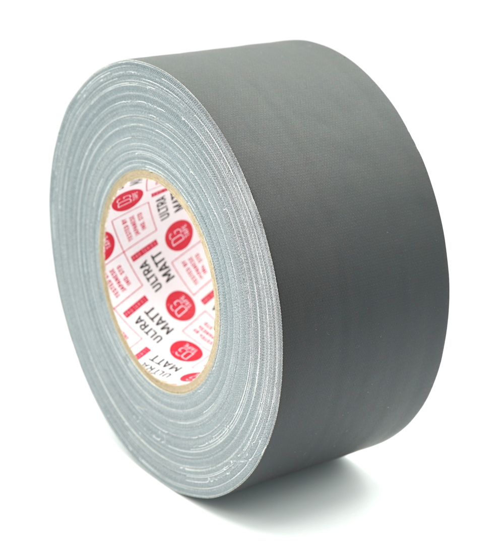 Клейкая лента Gaffer Tape@ultraMATT - Гаффа тейп 72мм/50м - Черный