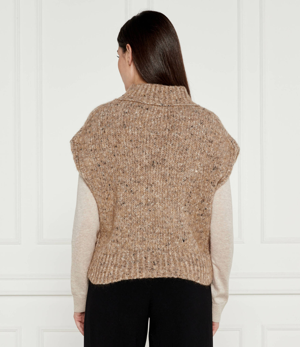 Хлопковый жилет Marc Cain - бежевый(XC 42.01 M49)