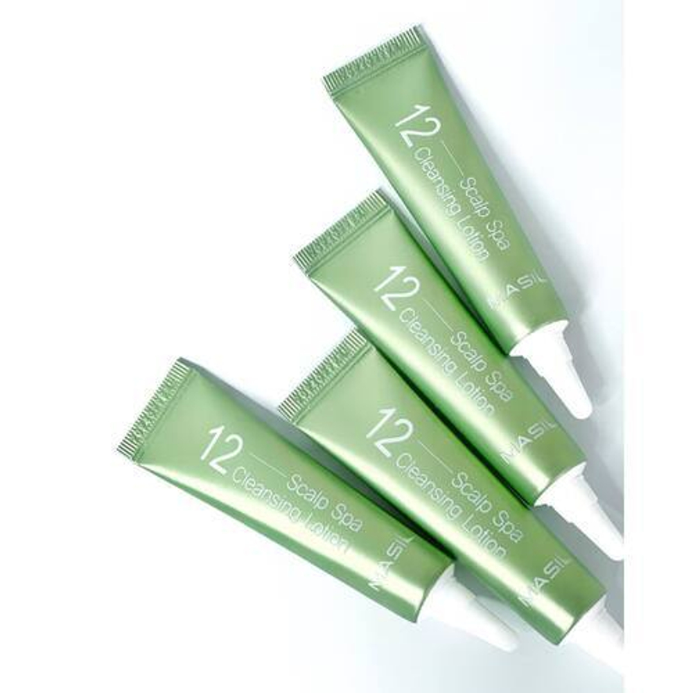 [Masil] 12 Scalp Spa Cleansing Lotion - Очищающий лосьон для волос и кожи головы, 4 шт
