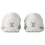 LOUIS VUITTON Racer Moccasins Shoes "White Mesh Monogram"