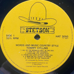 Tommy Collins ‎– Words And Music Country Style (Англия)