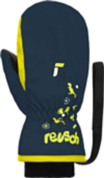 Варежки REUSCH Kids Mitten Dress Blue/Safety Yellow (inch (дюйм):V)