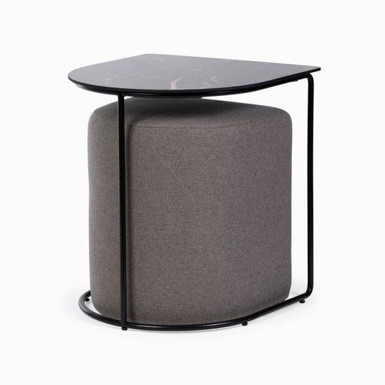 Кофейный стол с пуфом Eglens 44х42