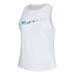 Женская теннисная майка Nike Dri-Fit Pro All Over Print Tank Top Women - Lightgrey, Turquoise