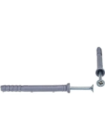 Дюбель-гвоздь 6х60 потайная манжета, нейлон 100шт - ведро Tech-Krep 101468