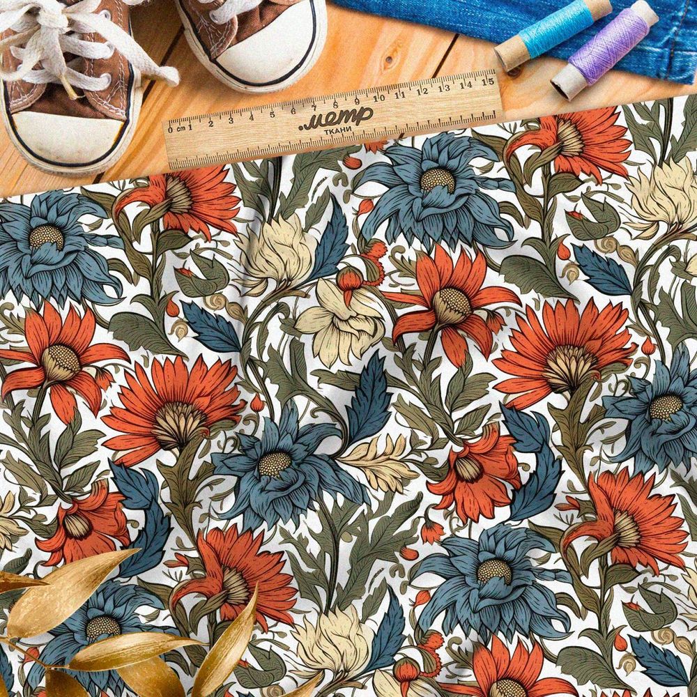 Ткань Барби сказочная цветочная мелодия