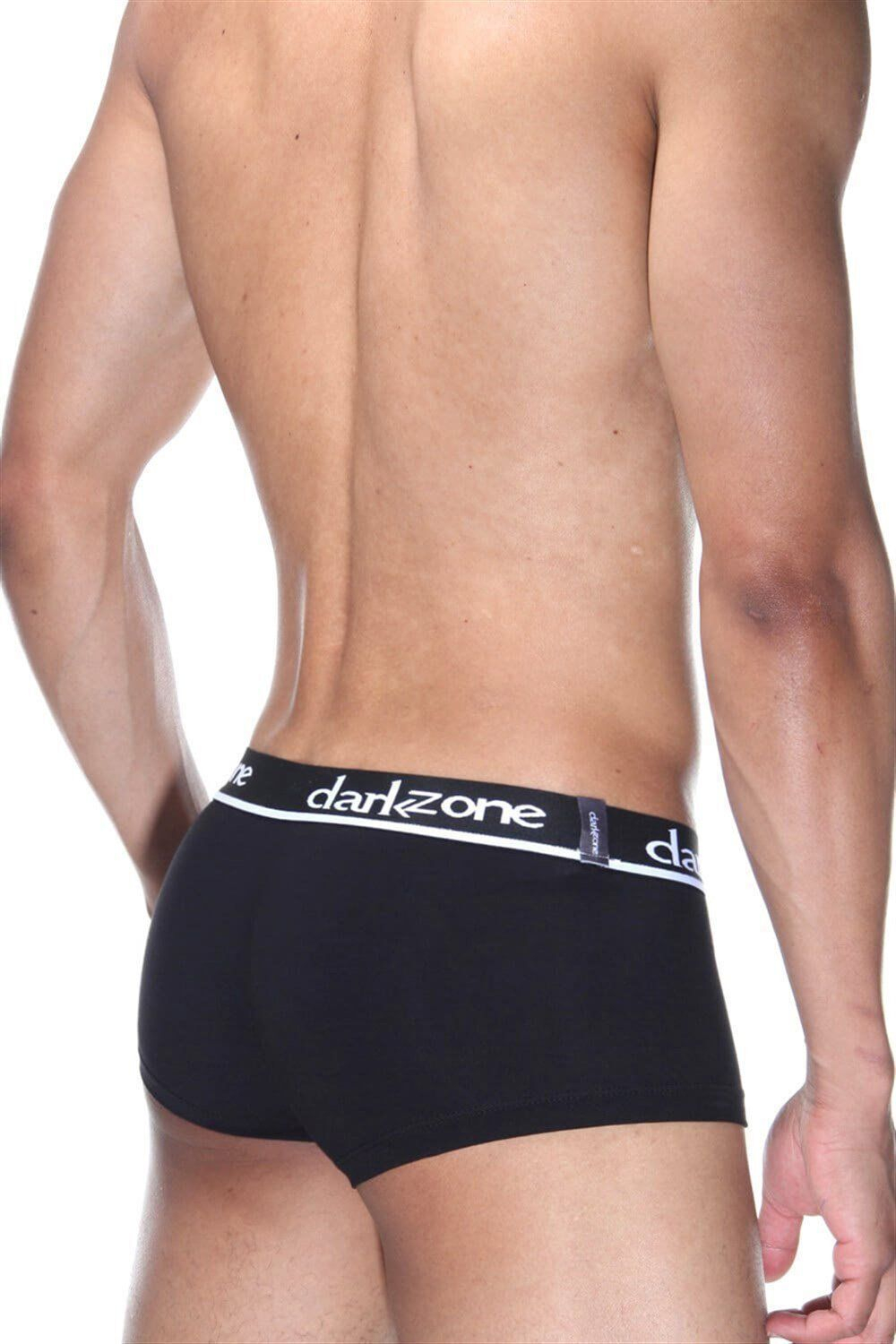 Черные хлопковые трусы-хипсы (Размер: L) (Цвет: черный)