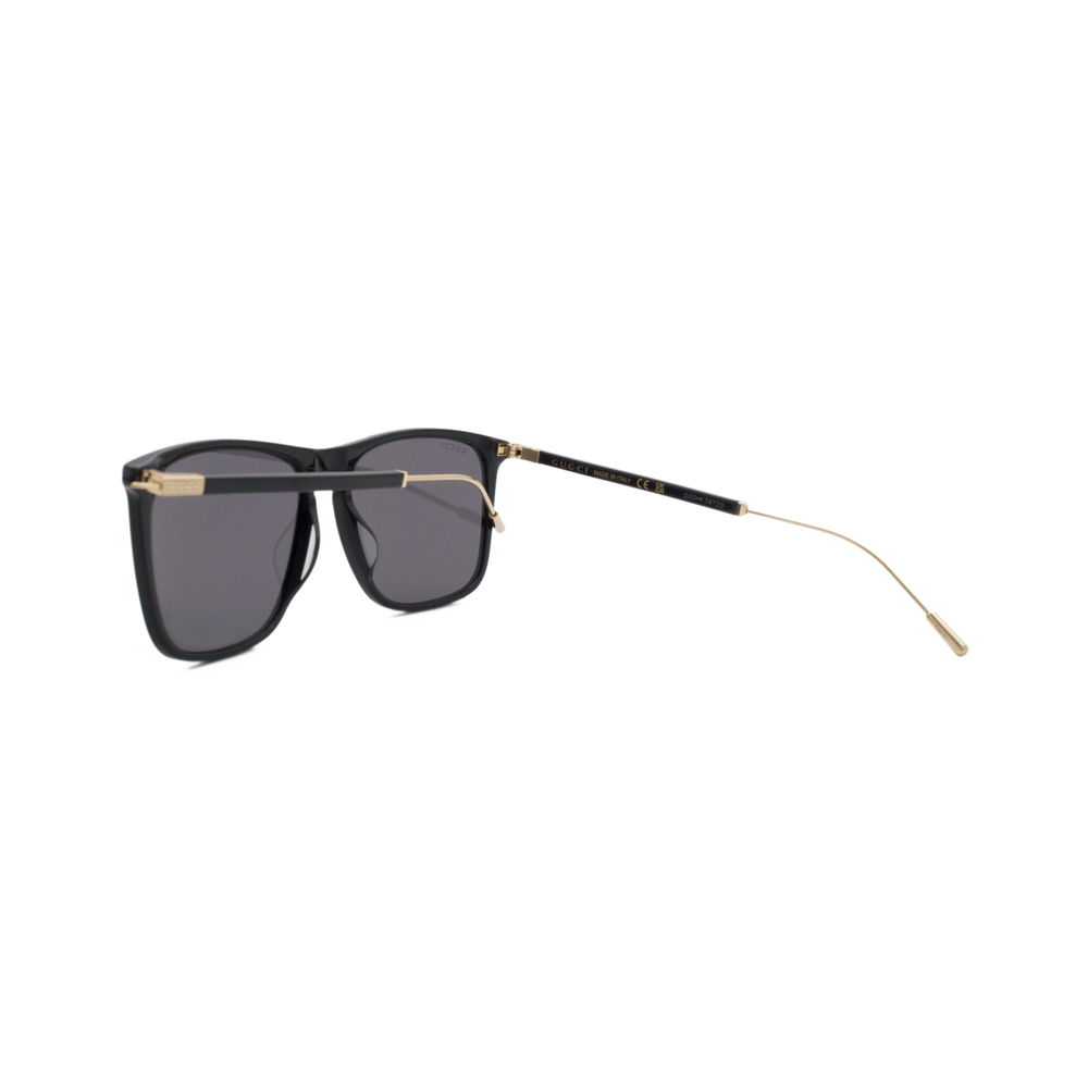 Очки GUCCI GG1269S-001 квадратные черные с золотом