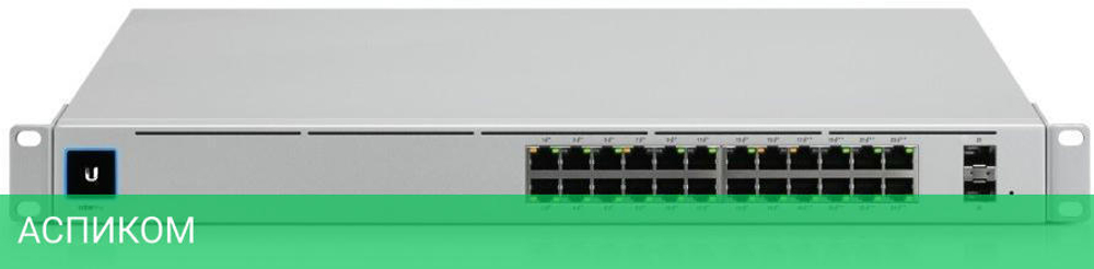 Коммутатор Ubiquiti USW-PRO-24-POE