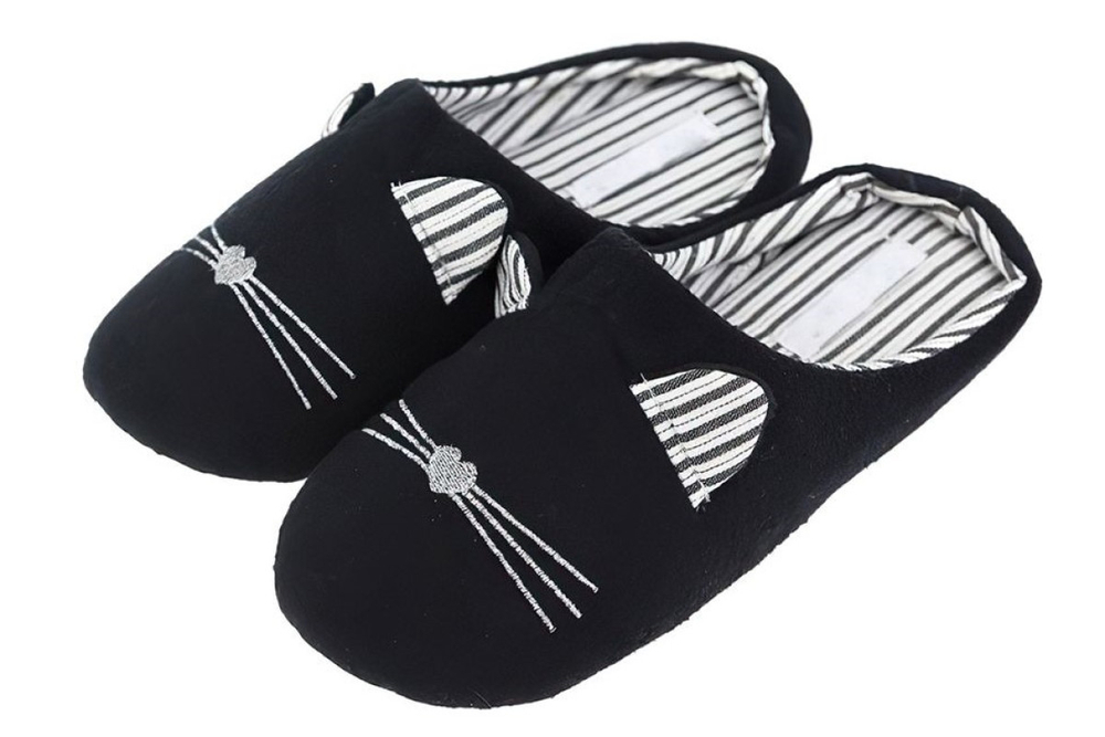 Тапочки Funfur Черный кот 36-37