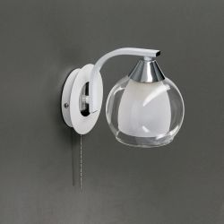Citilux Кристи CL152310 Бра с выключателем Белое Хром