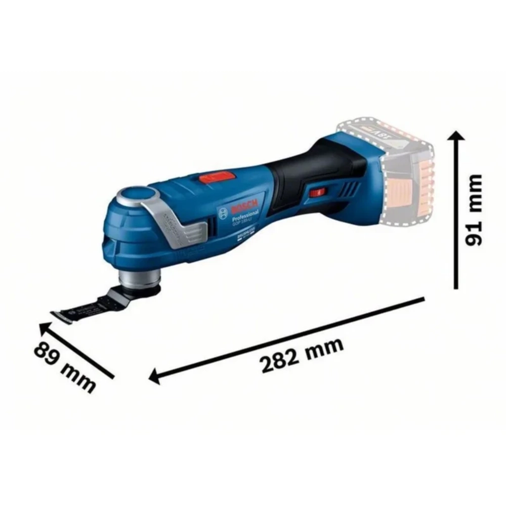 Bosch Professional GOP 185-LI аккумуляторный реноватор (без АКБ и ЗУ) 06018G2020