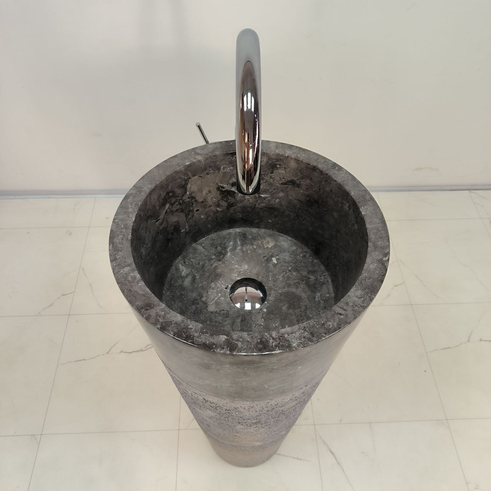 Раковина напольная из мрамора Pedestal N-63223 40*40*90