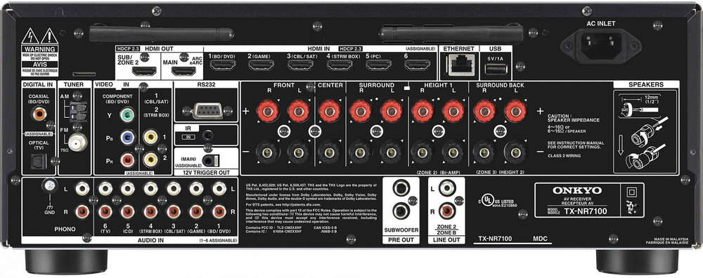 AV ресивер Onkyo TX-NR7100 B M2