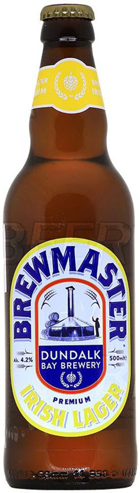 Пиво Брюмастер Айриш Лагер / Brewmaster Irish Lager 0.5 - стекло