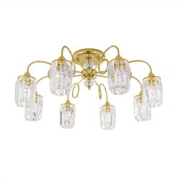 Citilux Синди CL330182 Люстра хрустальная Золото