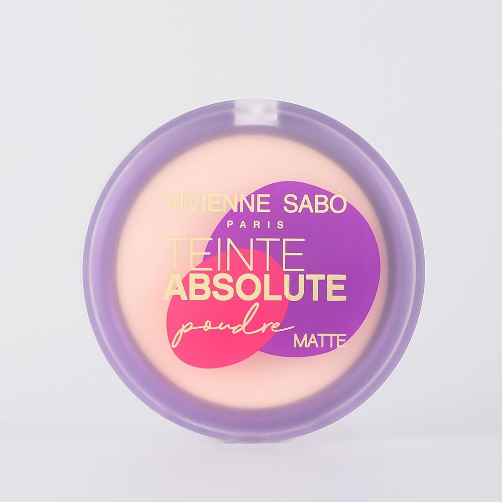 Vivienne Sabo Пудра компактная Teinte Absolute matte, матирующая,тон 01 6 гр