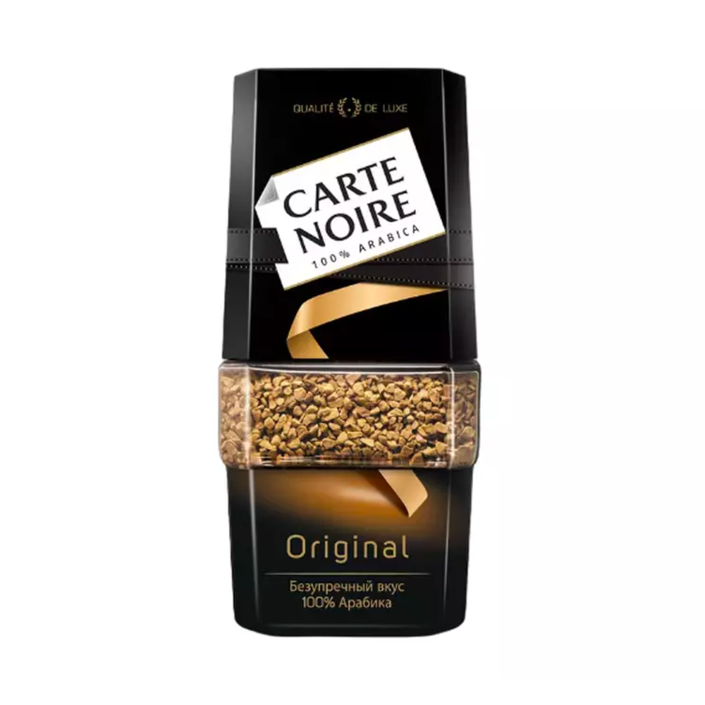 Кофе растворимый Carte Noire Original, 95 г, стеклянная банка