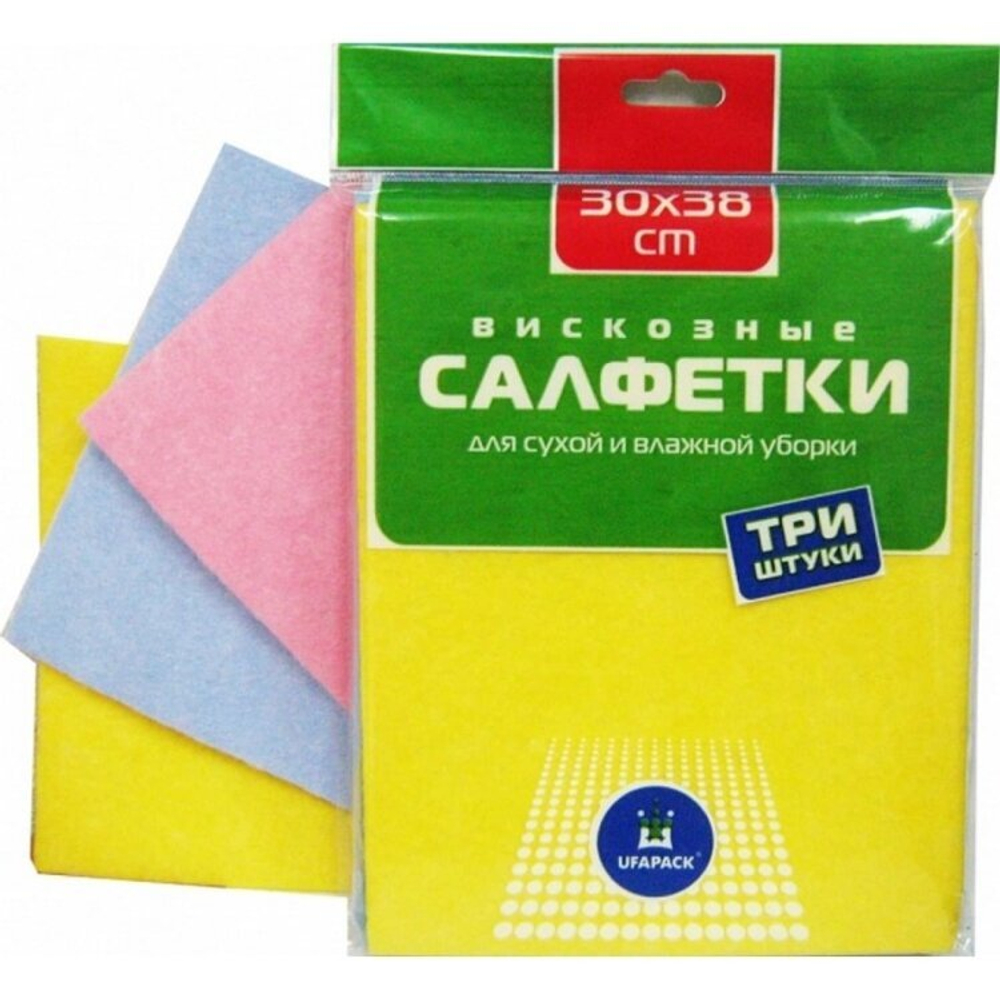 Салфетка вискозная 30*38