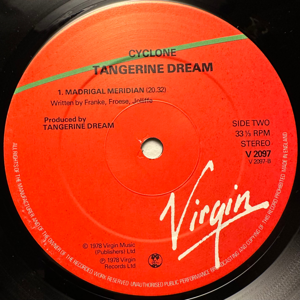 Tangerine Dream - Cyclone (Англия 1978г.)