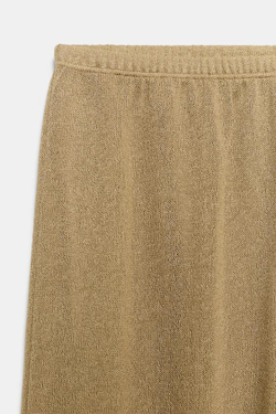 ZARA БРЮКИ ПРЯМОГО КРОЯ, ОЛИВКОВЫЙ