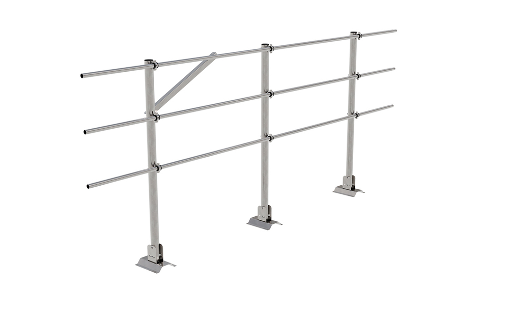 Кровельное ограждение Fachmann КО/PL/PVC/1200-3-3000