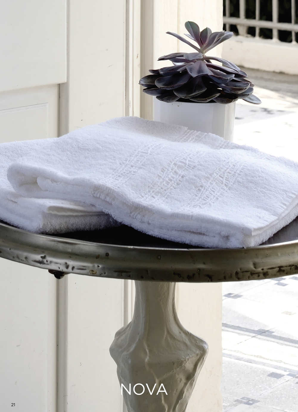 Полотенце 50x100 Hamam Nova белое