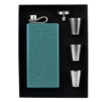 Набор Helios Рыбак (фляжка 390 мл + 3 стопки + воронка) (HS-2023-FH-2)