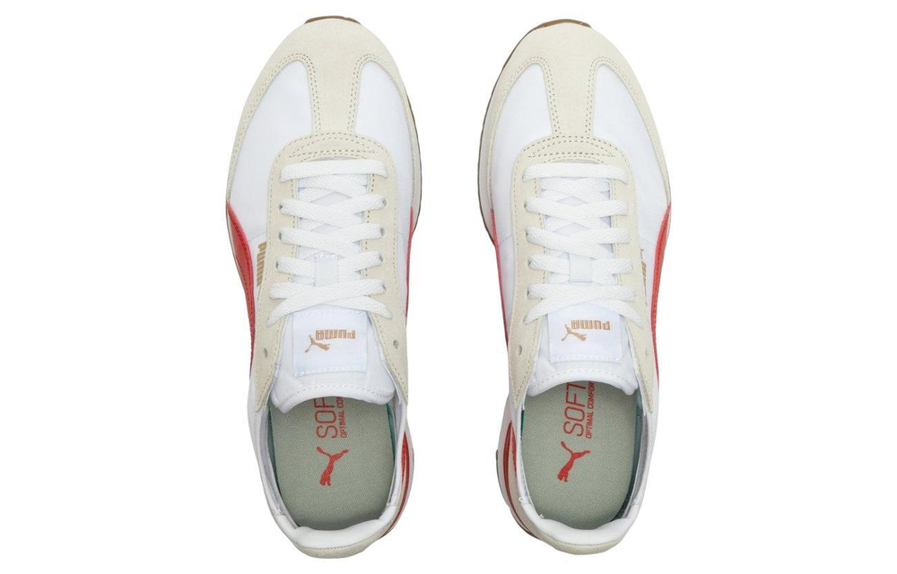Кроссовки Puma R78 Wind Nylon 'White Beige Red' 392901-05
