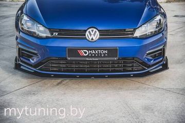 Сплиттер бампера переднего для VOLKSWAGEN Golf VII R 17-20