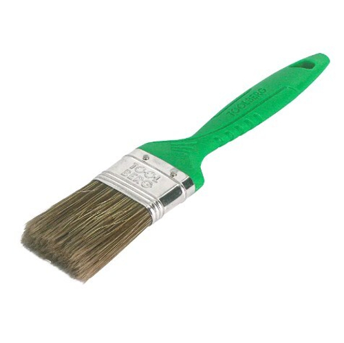 Кисть плоская  Текстура  -  СТАНДАРТ  38мм / смешанная щет, Пласт..руч. TOOLBERG  (Лакра) 0111322