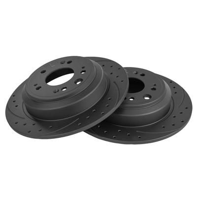 Диск тормозной задний перфорированный PRO-Line с покрытием (компл.2 шт) HONDA Accord 09- 2.4 GANZ GIJ06106S