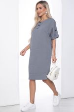 Платье Кайла люкс (серое) П10101 LT Collection