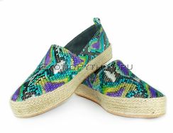 Эспадрильи из кожи питона SH-91