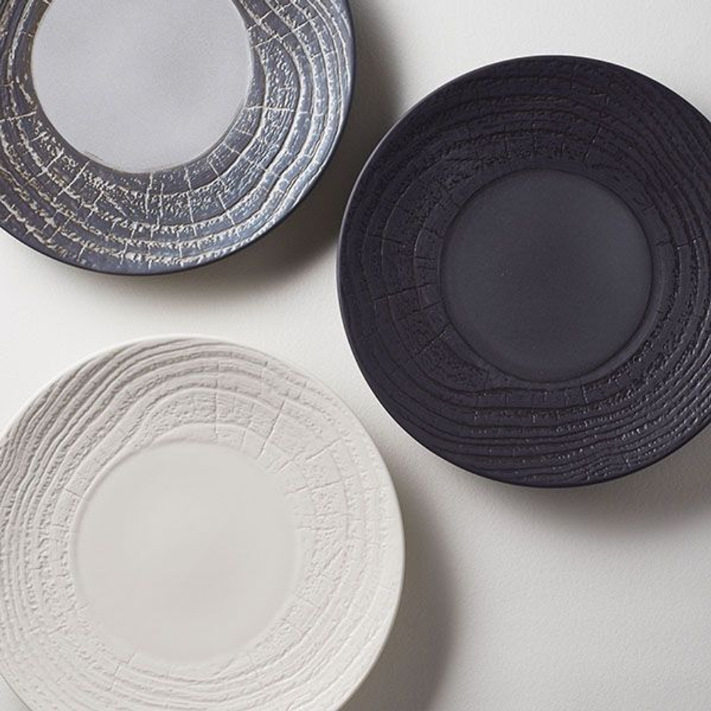 Тарелка «Арборесценс» мелкая;керамика;D=280,H=35мм; (Цвет: темно-серый)