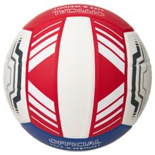 Мяч вол. TORRES VB 1000, V32415, р.5, синт.кожа (микрофибра), клееный, бут.кам, бел-син-красный