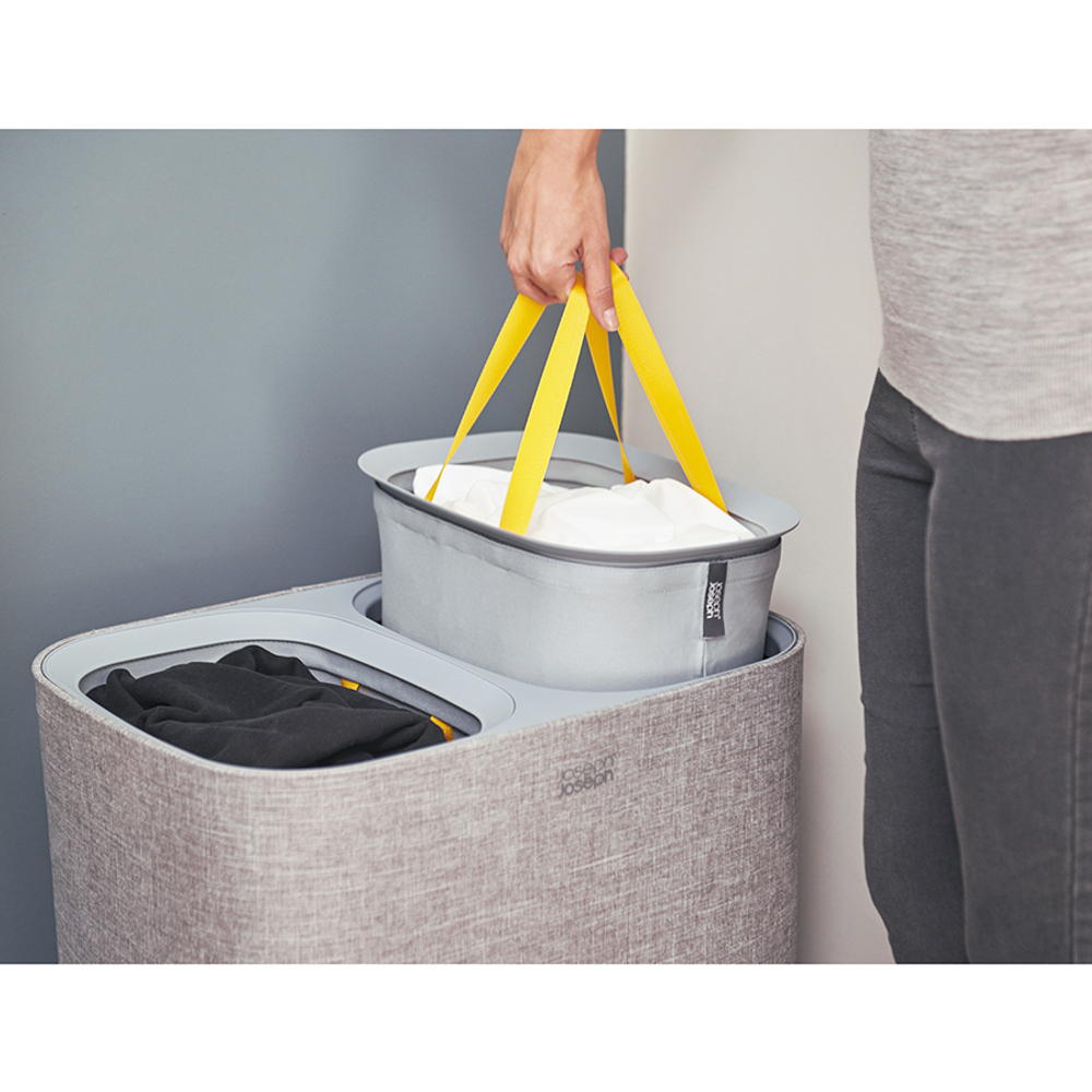 Корзина для белья tota™, 90 л, серая