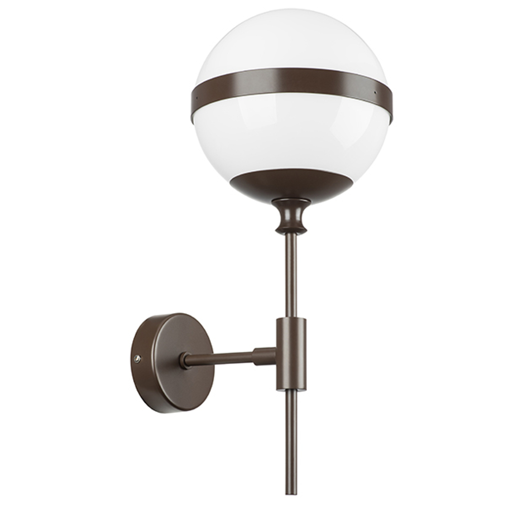 813617 Бра GLOBO 1х40W E14 умбра/белый