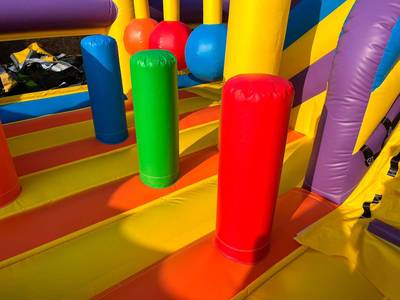 Коммерческий надувной батут «Затерянный остров», 10*9*6 м