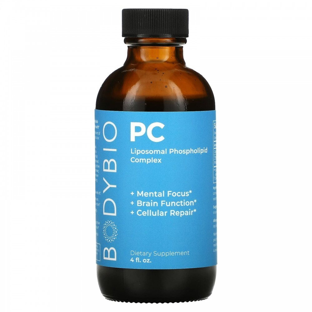 BodyBio Liposomal Phospholipid Complex фосфатидилхолин, липосомальный фосфолипидный комплекс 120 мл (4 жидк. унции)