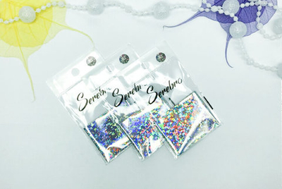 Фольга "Serebro" 50 см (№67 - Голографические абстракции)