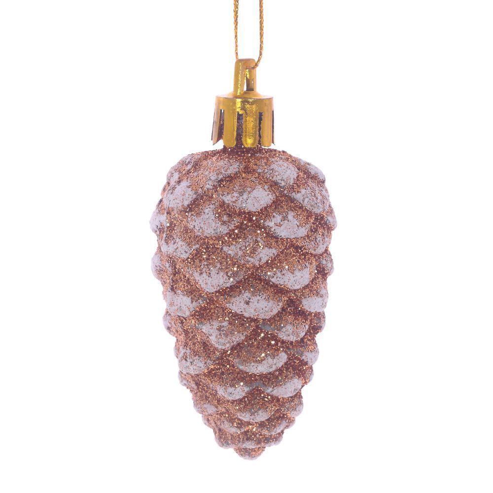 GAEM Набор из 6шт Украшение новогоднее "Шишка", L16 W4 H18 см