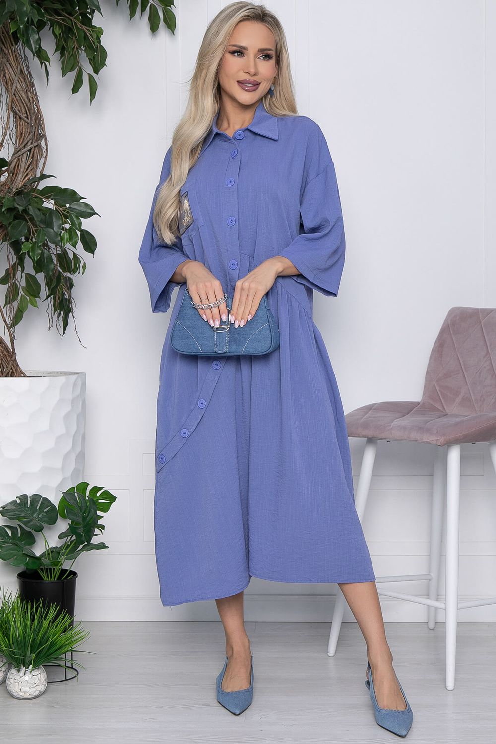 Платье Индира (джинс) П15685-5М LT Collection