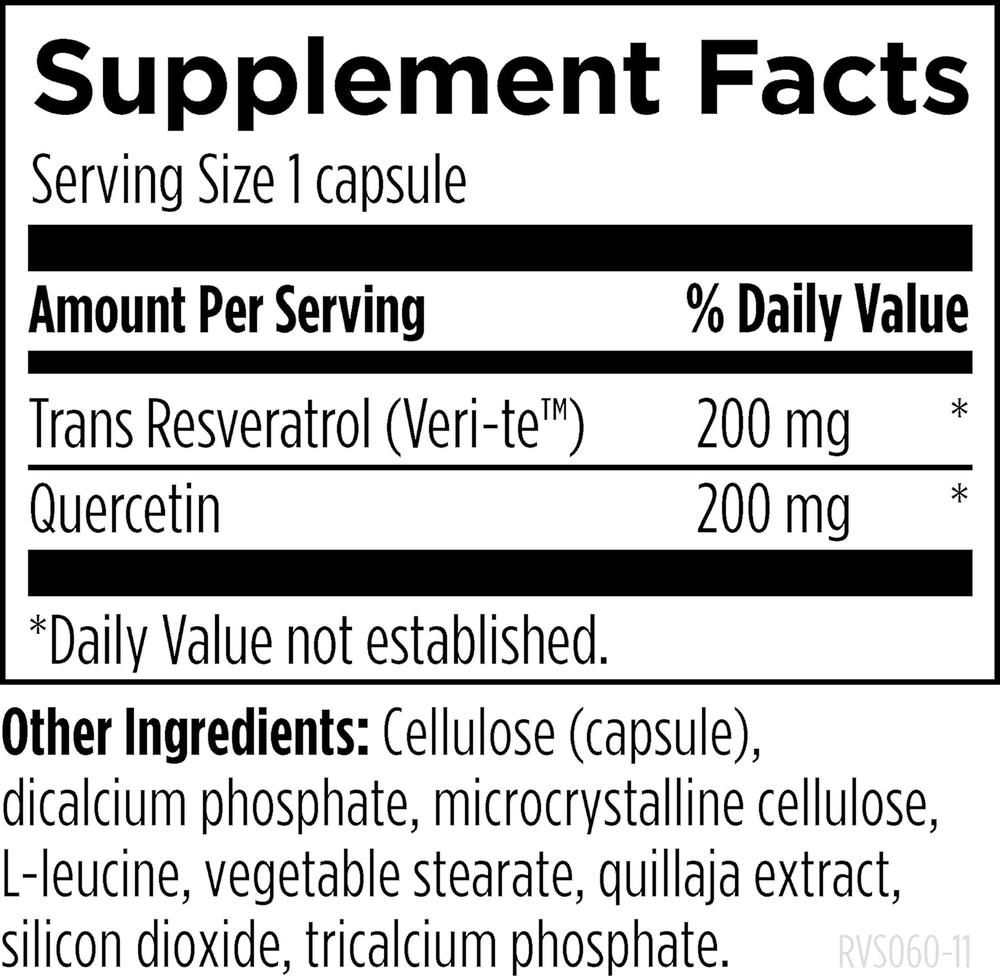 Designs For Health - Resveratrol Supreme - 60 capsules