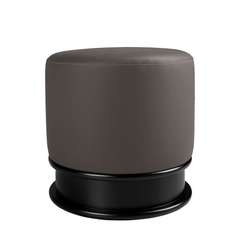 Пуф 5135/CP2308ST из темно-серой экокожи