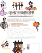 Spooky Runway Fashion: A Coloring Book of Bewitching Designs