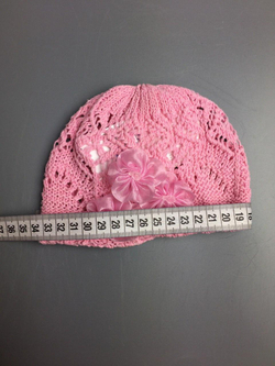 Шапка для принцессы на 3-6 месяцев